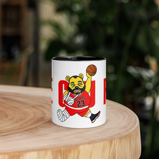Air Segura, Tom Segura Basketball, Your Mom's House (YMH), 2 Bears 1 Cave, Funny Mug with Color Inside Black Mugs 2 Bears 1 Cave Air Segura Podcasts Stand-up Comedy Tom Segura YMH Next Cult Brand
