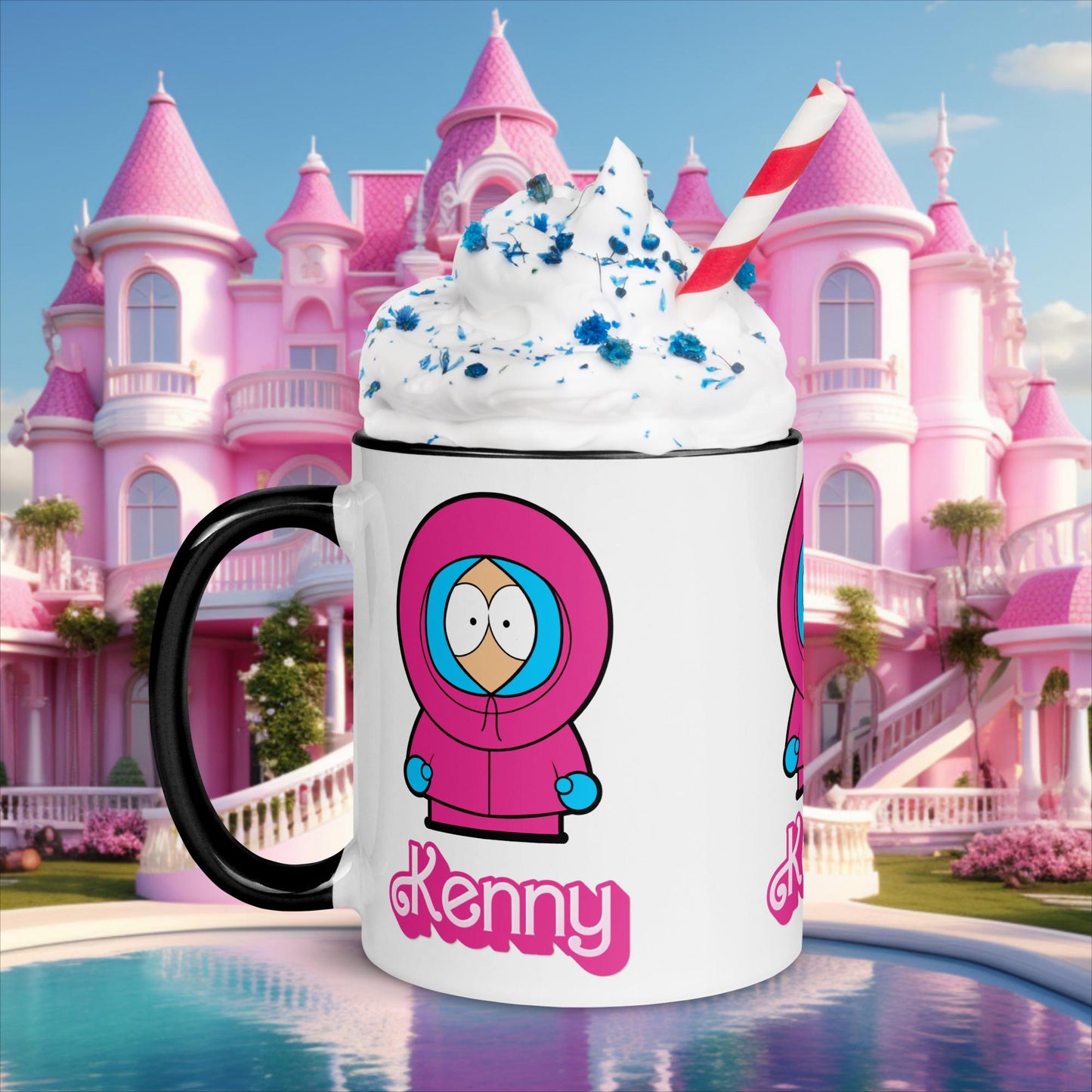 Kenny McCormick Ken Ryan Gosling Barbie South Park Kenny Mug Black Mugs Barbie Ken Kenny Movies South Park TV Shows Next Cult Brand