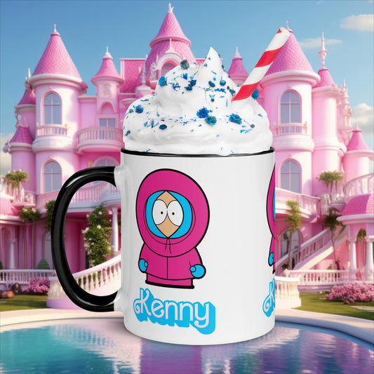 Kenny McCormick Ken Ryan Gosling Barbie South Park Kenny Mug with Color Inside Black Mugs Barbie Ken Kenny Movies South Park TV Shows Next Cult Brand