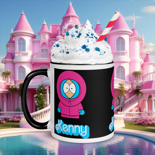 Kenny McCormick Ken Ryan Gosling Barbie South Park Kenny Mug with Color Inside Black Mugs Barbie Ken Kenny Movies South Park TV Shows Next Cult Brand