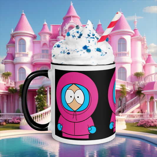 Kenny McCormick Ken Ryan Gosling Barbie South Park Kenny Mug with Color Inside Black Mugs Barbie Ken Kenny Movies South Park TV Shows Next Cult Brand