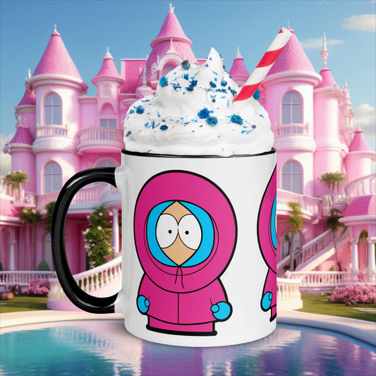 Kenny McCormick Ken Ryan Gosling Barbie South Park Kenny Mug with Color Inside Black Mugs Barbie Ken Kenny Movies South Park TV Shows Next Cult Brand