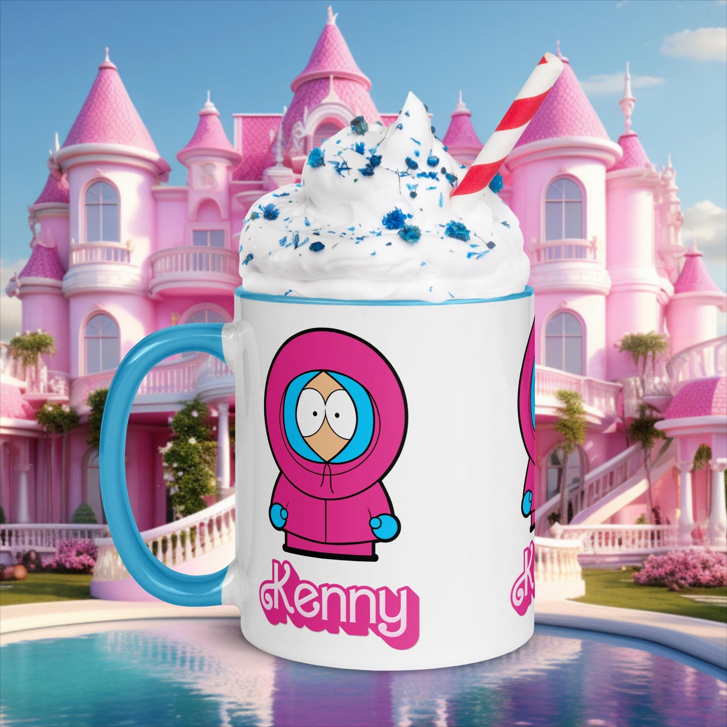 Kenny McCormick Ken Ryan Gosling Barbie South Park Kenny Mug Blue Mugs Barbie Ken Kenny Movies South Park TV Shows Next Cult Brand