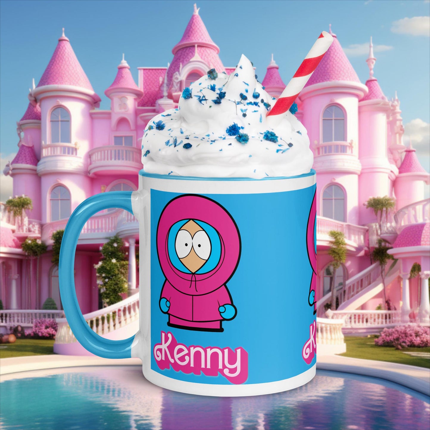 Kenny McCormick Ken Ryan Gosling Barbie South Park Kenny Mug Blue Mugs Barbie Ken Kenny Movies South Park TV Shows Next Cult Brand