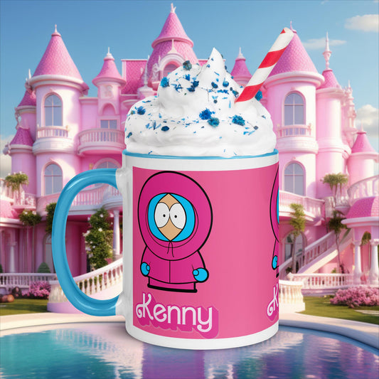 Kenny McCormick Ken Ryan Gosling Barbie South Park Kenny Mug with Color Inside Blue Mugs Barbie Ken Kenny Movies South Park TV Shows Next Cult Brand