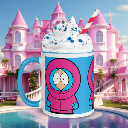 Kenny McCormick Ken Ryan Gosling Barbie South Park Kenny Mug with Color Inside Blue Mugs Barbie Ken Kenny Movies South Park TV Shows Next Cult Brand