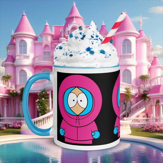 Kenny McCormick Ken Ryan Gosling Barbie South Park Kenny Mug with Color Inside Blue Mugs Barbie Ken Kenny Movies South Park TV Shows Next Cult Brand