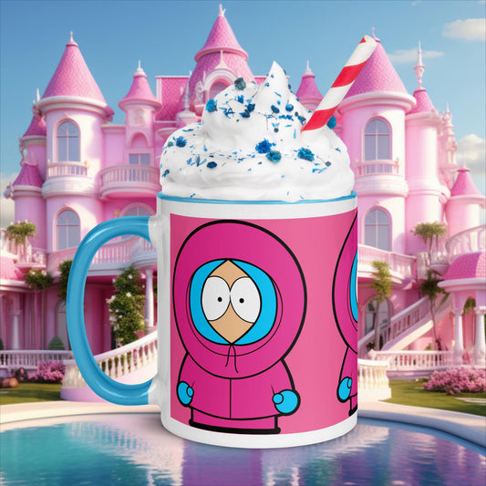 Kenny McCormick Ken Ryan Gosling Barbie South Park Kenny Mug with Color Inside Blue Mugs Barbie Ken Kenny Movies South Park TV Shows Next Cult Brand