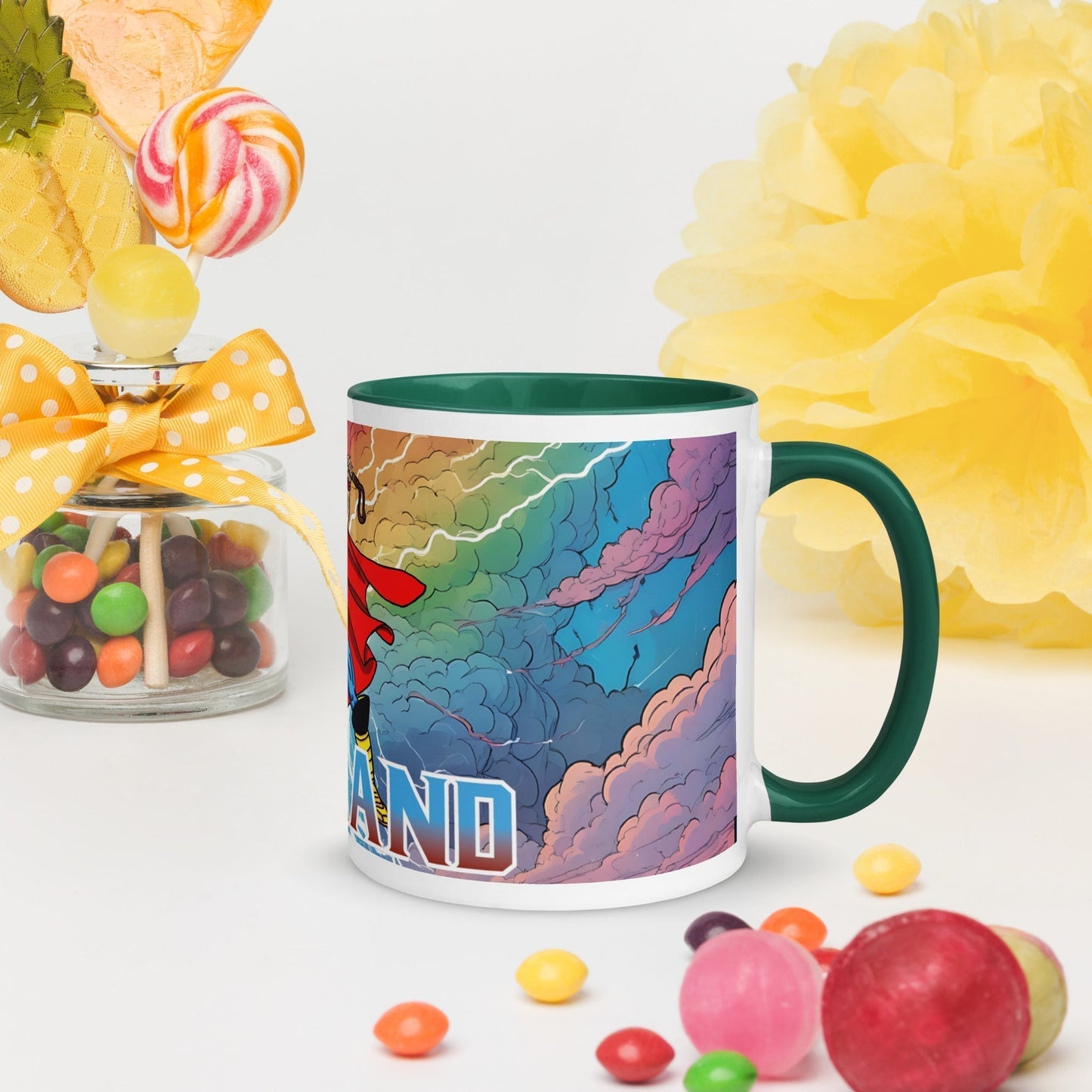 Erling Haaland Thor Avenger Manchester City Funny Football/ Soccer Meme Mug with Color Inside Mugs Erling Haaland Football Manchester City Thor Next Cult Brand