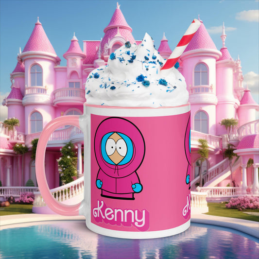 Kenny McCormick Ken Ryan Gosling Barbie South Park Kenny Mug with Color Inside Pink Mugs Barbie Ken Kenny Movies South Park TV Shows Next Cult Brand