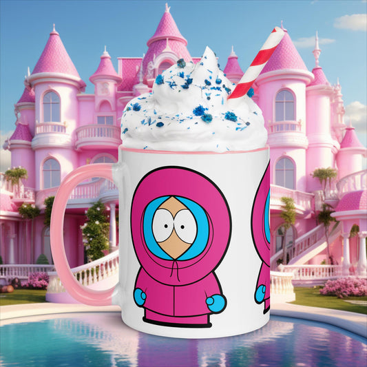 Kenny McCormick Ken Ryan Gosling Barbie South Park Kenny Mug with Color Inside Pink Mugs Barbie Ken Kenny Movies South Park TV Shows Next Cult Brand