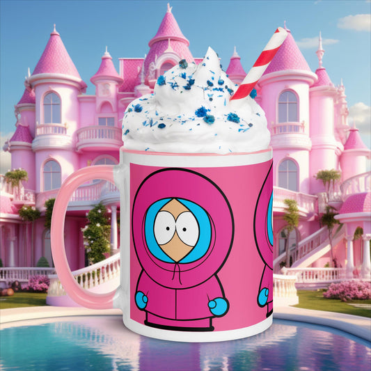 Kenny McCormick Ken Ryan Gosling Barbie South Park Kenny Mug with Color Inside Pink Mugs Barbie Ken Kenny Movies South Park TV Shows Next Cult Brand