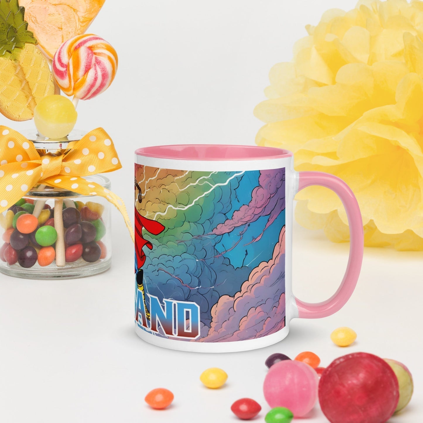 Erling Haaland Thor Avenger Manchester City Funny Football/ Soccer Meme Mug with Color Inside Mugs Erling Haaland Football Manchester City Thor Next Cult Brand