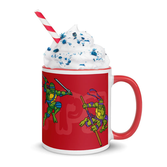 Kylian Mbappe Ninja Turtles funny football/ soccer meme Mug with Color Inside red Mugs Football Kylian Mbappe Ninja Turtles PSG Real Madrid Next Cult Brand
