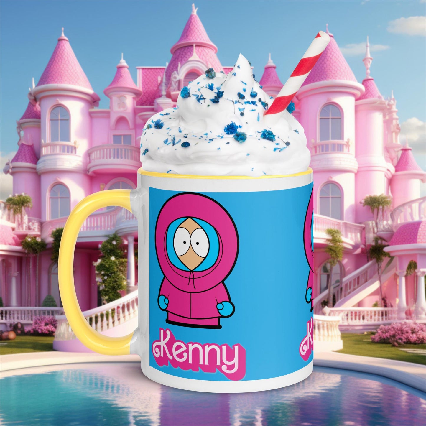 Kenny McCormick Ken Ryan Gosling Barbie South Park Kenny Mug Yellow Mugs Barbie Ken Kenny Movies South Park TV Shows Next Cult Brand