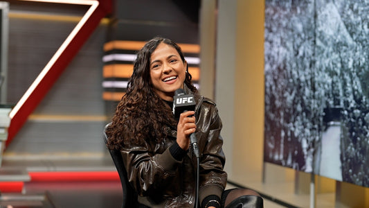 Natalia Silva during UFC fight week ahead of her 2026 title run
