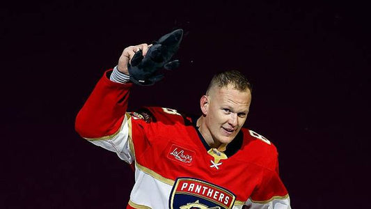 Brady Tkachuk celebrates after scoring the overtime winner against Vancouver in October 2026