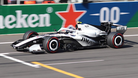 Valtteri Bottas driving Cadillac's 2026 Formula 1 car during Chinese Grand Prix qualifying