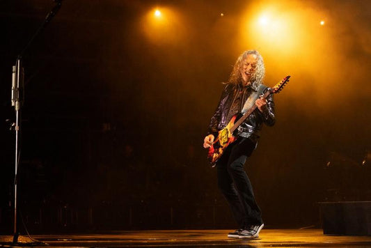 Kirk Hammett performing live with Metallica