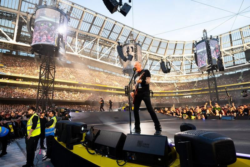 Metallica performing at Aviva Stadium in Dublin