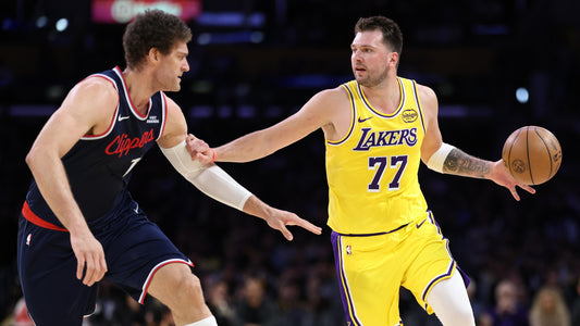 Luka Dončić in Los Angeles Lakers yellow during an October 2026 game