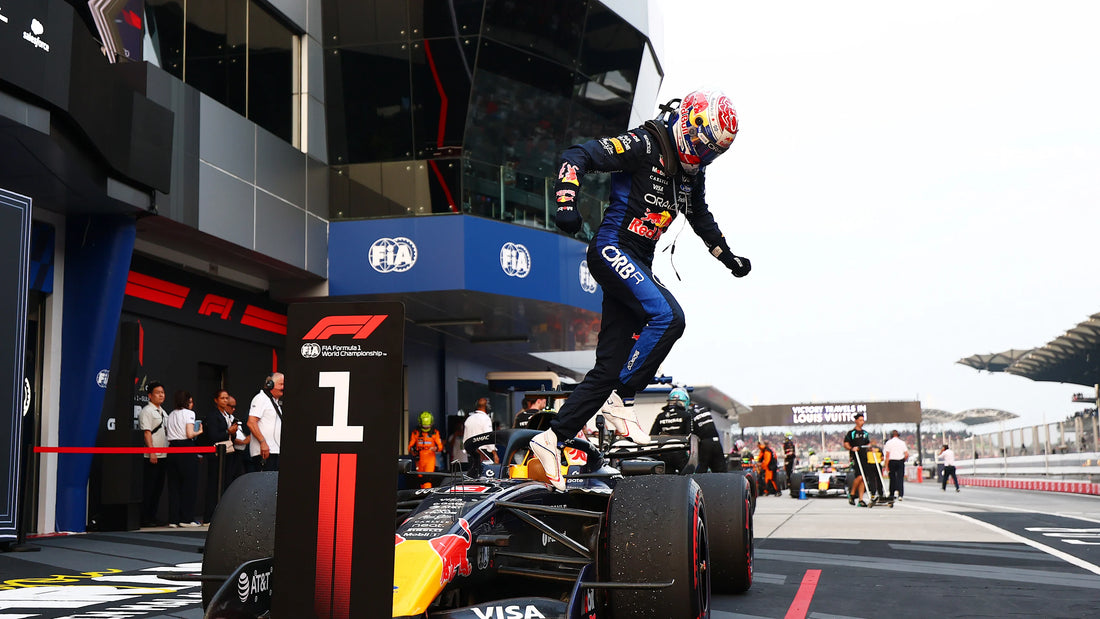 Max Verstappen after winning the 2026 Bahrain Grand Prix in Malaysia