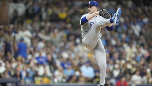 Tarik Skubal pitching for the Los Angeles Dodgers in the 2026 postseason