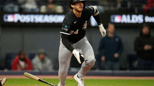 Braden Montgomery after his go-ahead hit for the White Sox in 2026 ALDS Game 2