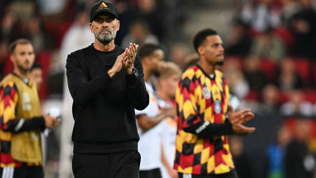Jürgen Klopp coaching Germany during the 2026 Nations League
