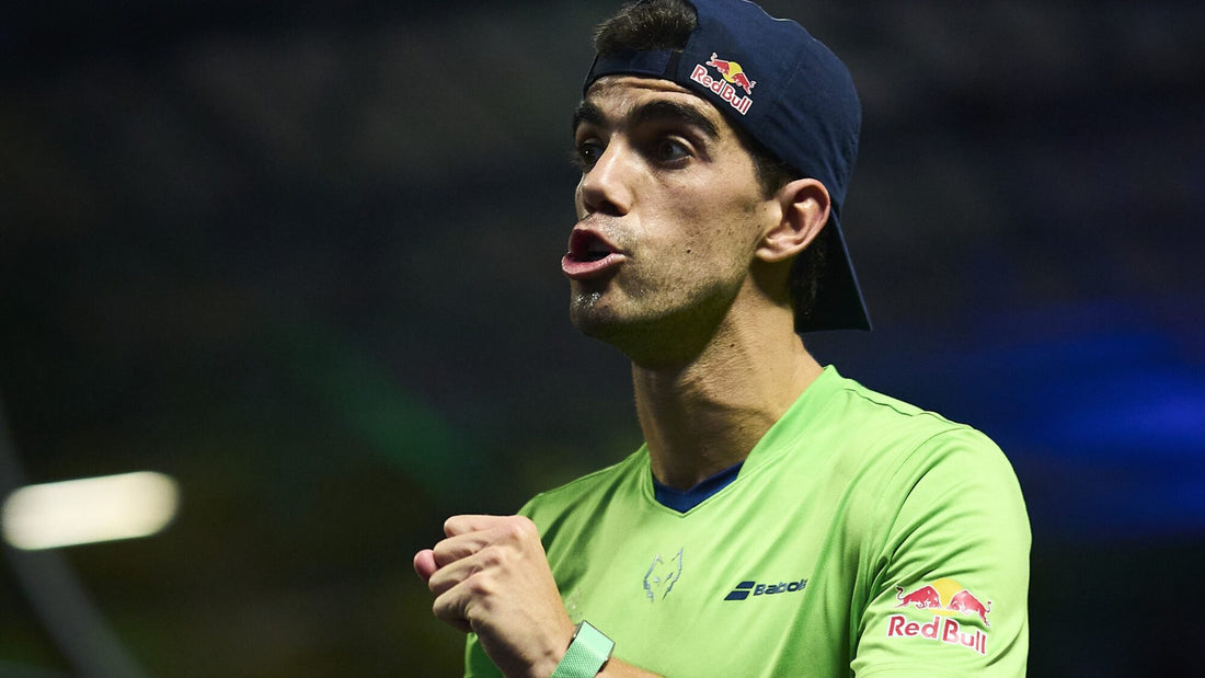 Juan Lebron competing during the 2026 professional padel season