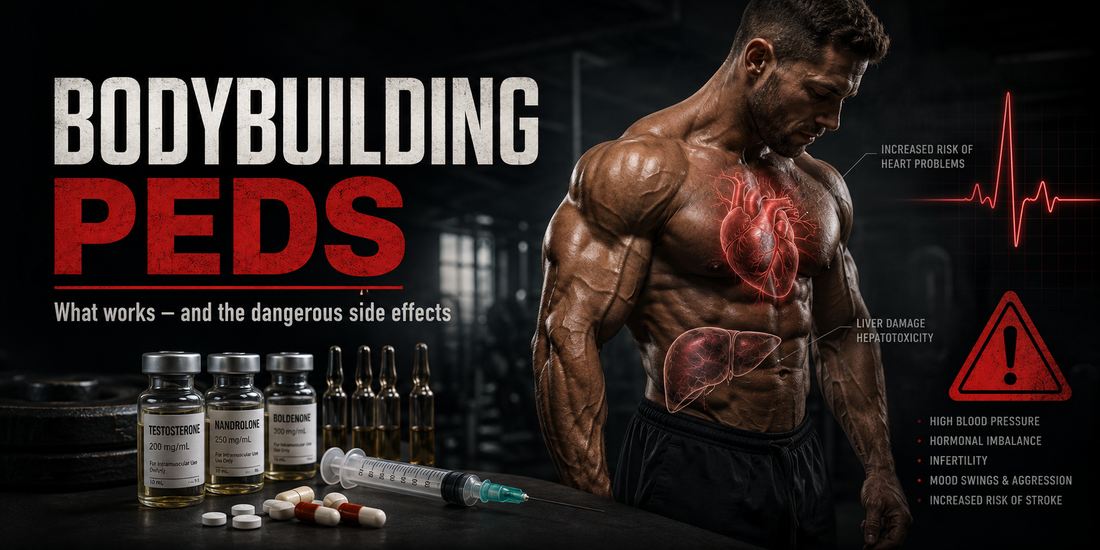 The Most Used Performance Enhancing Drugs In Bodybuilding. What Works And The Truth About The Dangerous Side Effects.
