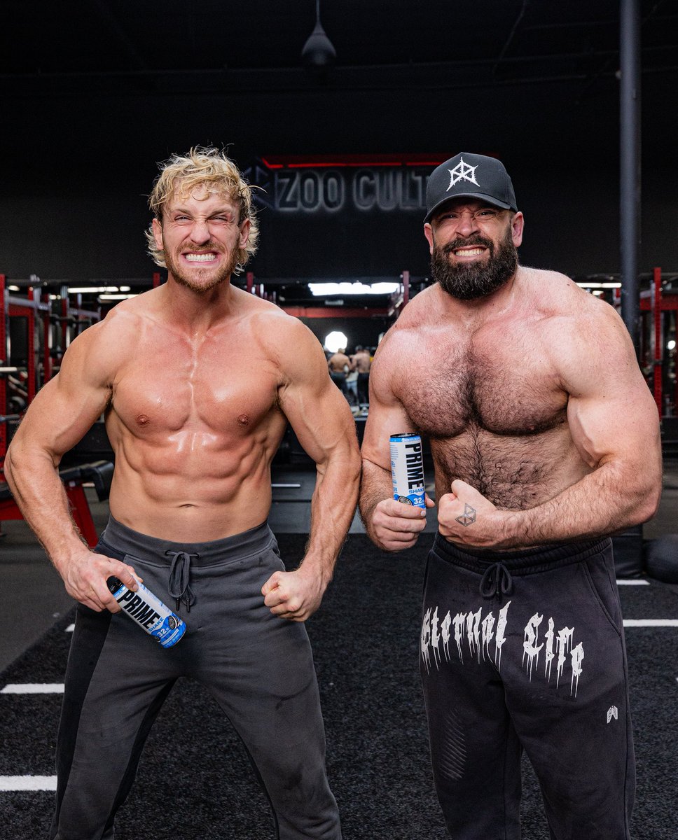 Bradley Martyn and Logan Paul flex together at Zoo Culture gym after their public rivalry.