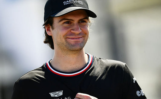 Colton Herta in Cadillac F1 team apparel during the 2026 season