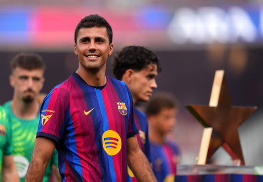 Rodri in Barcelona colors after joining the club during the 2026 summer transfer window