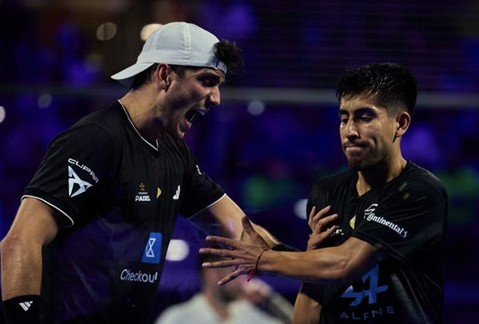 Alejandro Galán and Federico Chingotto together on court in 2026