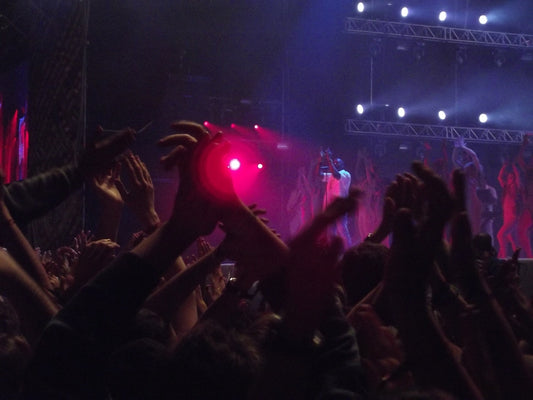 Kanye West performing live during the POWER era