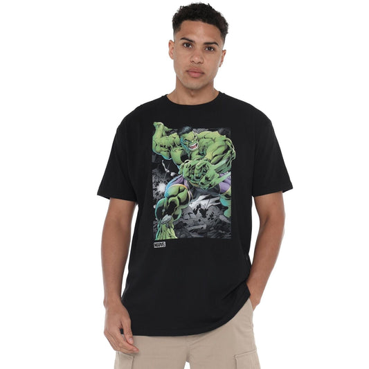 Comic-book Hulk-themed gym apparel and lifting shirts with monster-strength graphics