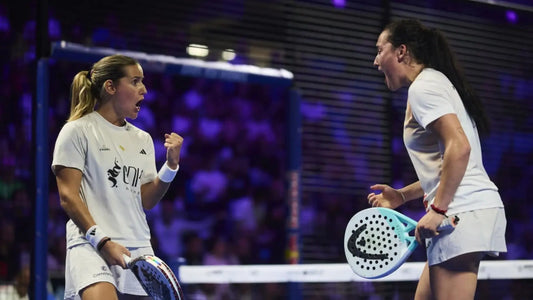 Ari Sánchez and Andrea Ustero after their Milan P1 women's final victory in October 2026