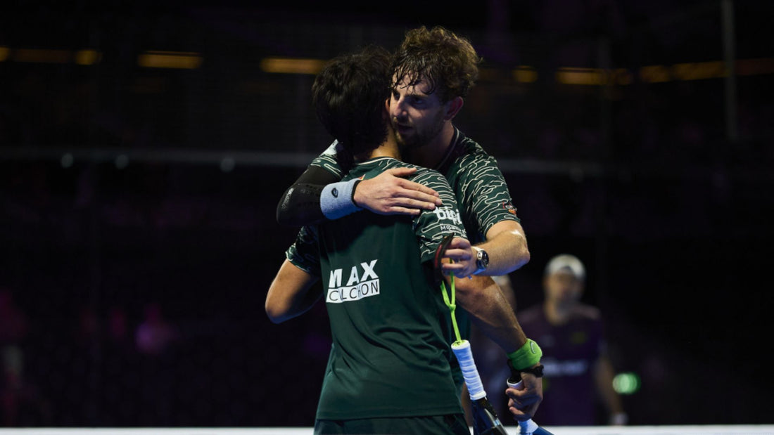Coki Nieto and Mike Yanguas together on court at the 2026 Rotterdam P2