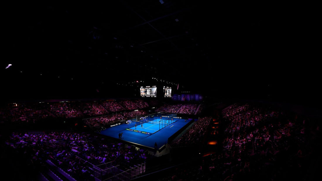 Rotterdam Ahoy Centre Court during the 2026 Premier Padel P2