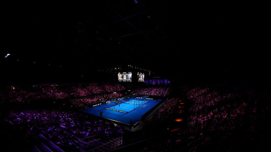 Rotterdam Ahoy Centre Court during the 2026 Premier Padel P2