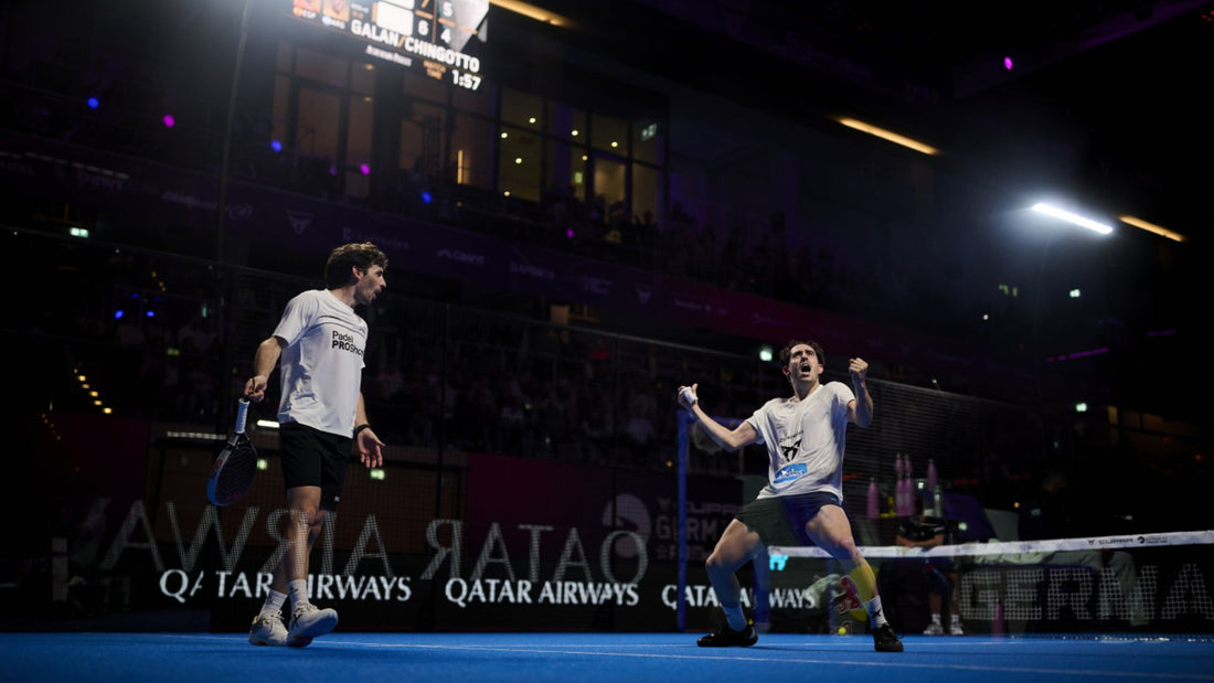 Franco Stupaczuk and Jon Sanz celebrating during the 2026 Düsseldorf Germany P2