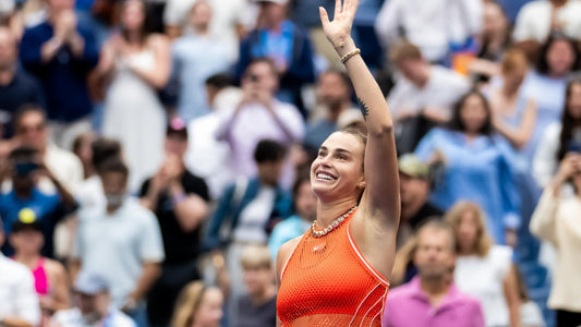 Aryna Sabalenka competing against Taylor Townsend in the 2026 US Open round of 16