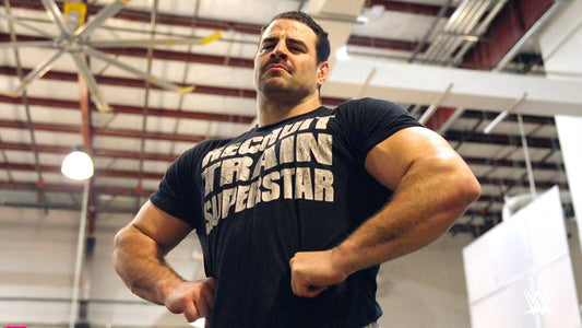 Eric Bugenhagen training during his comeback from the WrestleMania 38 knee injury