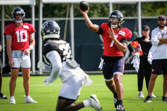 C.J. Stroud at Houston Texans training camp in 2026