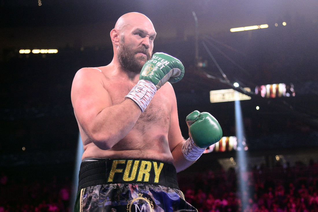 Tyson Fury during a boxing appearance (archival image, not the October 17 O2 fight)