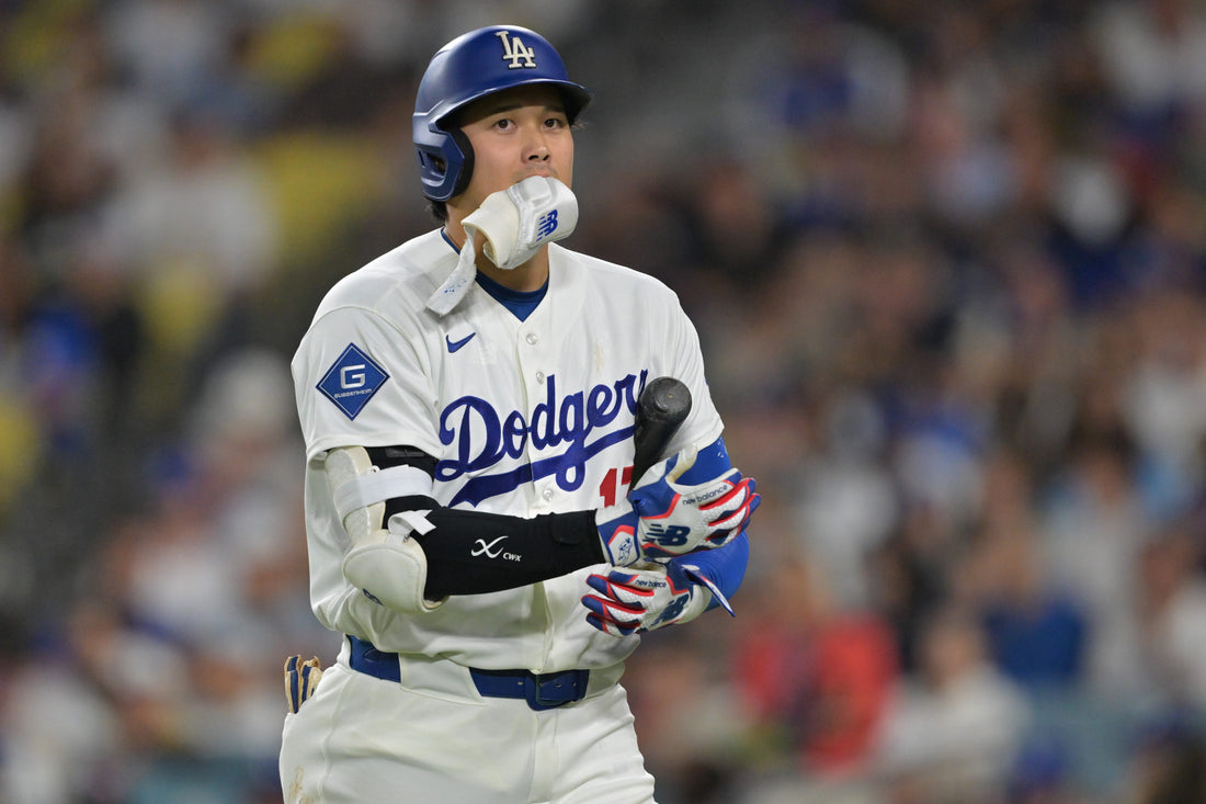 Shohei Ohtani batting for the Los Angeles Dodgers during the 2026 season