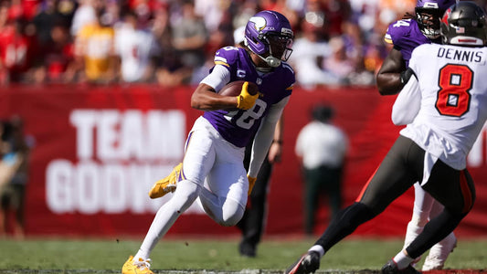 Justin Jefferson with the Minnesota Vikings during the 2026 season
