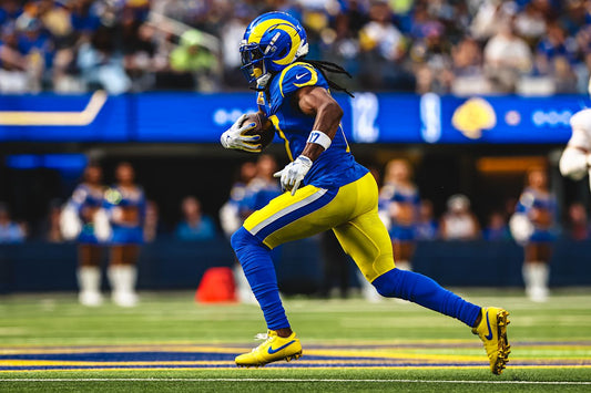 Davante Adams in Los Angeles Rams uniform during the October 18, 2026 game against Arizona