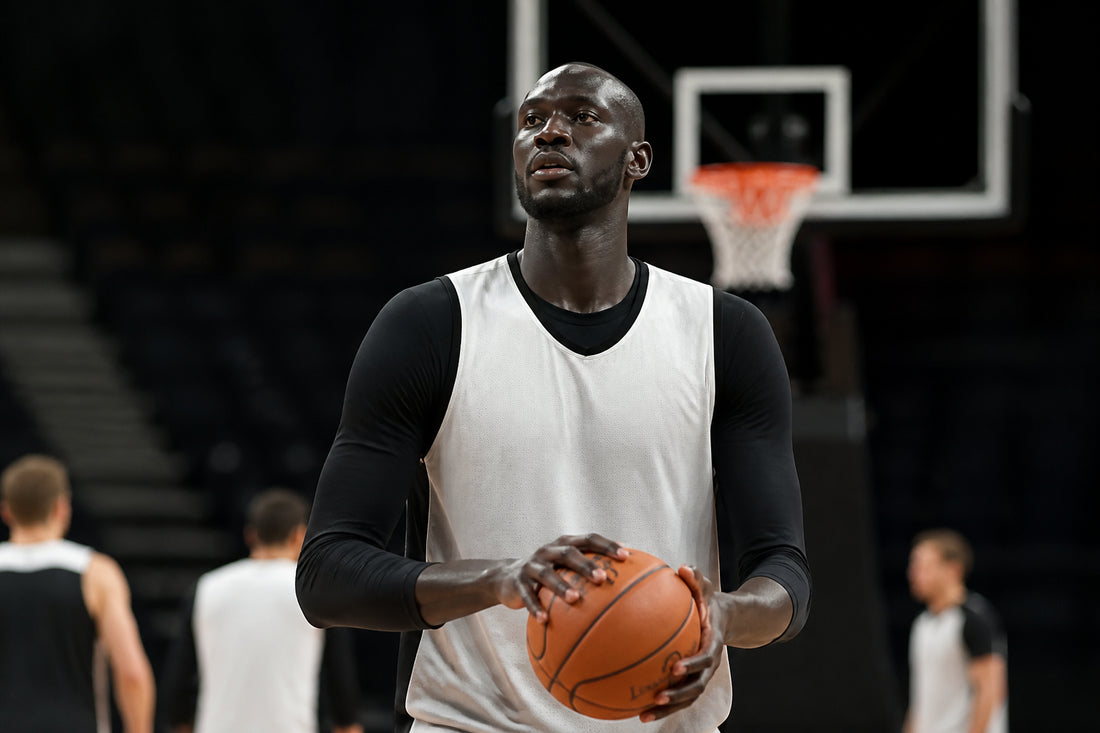 Tacko Fall practices basketball during his 2026 Philadelphia 76ers return
